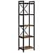 Libreria Rovere fumo 40 x 30 x 153 cm Legno multistrato - Foto miniatura 1