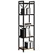 Libreria Rovere fumo 40 x 30 x 153 cm Legno multistrato - Foto miniatura 3