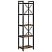 Libreria Rovere fumo 40 x 30 x 153 cm Legno multistrato - Foto miniatura 7