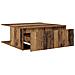 Tavolino da salotto with Drawer Legno antico 80 x 80 x 31 cm - Foto miniatura 5