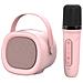 Altoparlante Karaoke Portatile Bluetooth 5.3 Con Microfono Wireless, Audio Hifi, Karaoke Per Due Pink - Foto miniatura 1