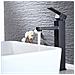 Rubinetto per lavabo da bagno, Blackswan, tipo M106, modello lungo nero, misura 29,8 cm - Foto miniatura 3