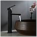Rubinetto per lavabo da bagno, Blackswan, tipo M106, modello lungo nero, misura 29,8 cm - Foto miniatura 4