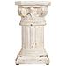 Colonna Decorativa In Magnesio Bianco 25x25x45h Cm - Foto miniatura 2