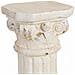 Colonna Decorativa In Magnesio Bianco 25x25x45h Cm - Foto miniatura 4