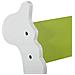 Sedia A Dondolo Per Bambini In Legno Laccata Verde 33x55x51,5cm - Foto miniatura 3