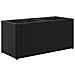 Fioriere da Giardino con 2 Vasi Nere 72x30x32 cm in Polyrattan - Foto miniatura 5