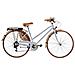 Bici Misura 28 City Bike Vintage Linea Sport Peugeot Bicicletta Da Donna Con Cambio 6v Completa Di Accessori Luci A Led - 44 Grigio Taurus - Foto miniatura 1