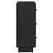 Mobile con Cassetti Nero 66 x 34,5 x 90 cm Legno ingegnerizzato - Foto miniatura 5