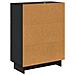 Mobile con Cassetti Nero 66 x 34,5 x 90 cm Legno ingegnerizzato - Foto miniatura 6
