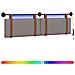Testiera sospesa Con luce LED Tortora PU Antico - Foto miniatura 1