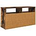 Lowboard con cassetto Rovere fumé 72 x 22,5 x 38 cm - Foto miniatura 8