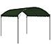 Gazebo 4 x 3 x 2,6 m Verde Poliestere e Acciaio - Foto miniatura 1