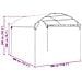 Gazebo 4 x 3 x 2,6 m Verde Poliestere e Acciaio - Foto miniatura 7