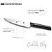 38230 - Coltello da chef, acciaio inossidabile, lama conica - Foto miniatura 3