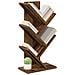 Libreria ad Albero 4 Ripiani 30 x 18 x 60 cm Legno antico - Foto miniatura 3
