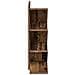 Libreria ad Albero 4 Ripiani 30 x 18 x 60 cm Legno antico - Foto miniatura 5