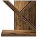 Libreria ad Albero 4 Ripiani 30 x 18 x 60 cm Legno antico - Foto miniatura 7