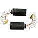 Spazzole di carbone per Bosch PHS 560 G - 6,35 x 6,35 x 14,5 mm - coppia - Foto miniatura 2