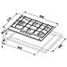 Piano Cottura a Gas FHM9054GLTCXSC 5 Fuochi Gas Serie Multi Cooking 900 Colore Inox  - Foto miniatura 2