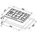 Piano Cottura a Gas FHM9054GLTCXSC 5 Fuochi Gas Serie Multi Cooking 900 Colore Inox  - Foto miniatura 4