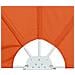 Tenda Laterale per Terrazza Pieghevole Terracotta 300x150 cm - Foto miniatura 8