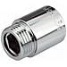 12 bsp (15mm) Tubo Di Prolunga Filettatura Femmina X Ottone Cromato Maschio 40 Mm Di Lunghezza - Foto miniatura 1