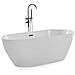 Vasca Da Bagno Freestanding 150cm Bianca Nevis - Foto miniatura 5