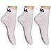 Confezione Da 3 Calzini Alla Caviglia Per Uomo E Donna F9300 - Foto miniatura 4