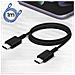 Ep-dg977bbe Cavo Dati Carica Type C A Type C Colore Nero - Foto miniatura 4