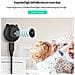 Mini Telecamera 1080p Hd Senza Fili Wifi, Monitor A Distanza Telecamera Spia Minuscolo Ip Telecamera Registratore Video Senza Fili Fotocamera Con Magnete Può Essere Incollata Ovunque - Foto miniatura 3
