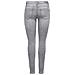 Jeans Skinny A Vita Classica Donna Grigio Denim - Foto miniatura 1