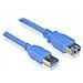 USB 3.0-A male-female - 5m, USB A, USB A, Maschio / femmina - Foto miniatura 1