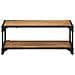 Tavolino Da Salotto 90x45x35 Cm In Legno Massello Di Acacia - Foto miniatura 2