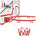 Set Canestro Da Basket Da Parete 66x44,5 Cm - Foto miniatura 10