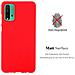 Custodia Compatibile Con Xiaomi Redmi 9t / Poco M3 In Frost Rosso - Coperchio Protettivo In Silicone Tpu Flessibile - Foto miniatura 4