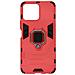 Cover Honor X30i Ibrida Anti-urto Anello Supporto Metallico Rossa - Foto miniatura 1