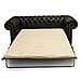 Divano Chesterfield Letto Chesterfield First Class - 3 Posti - Cloudy Verde - Pelle - Foto miniatura 1