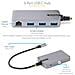 Hub USB-C con Etherenet a 3 porte - 3x porte USB-A, Gigabit Ethernet RJ45, USB 3.0 5Gbps, alimentazione tramite bus, cavo lungo 30 cm - Adattatore hub USB Type-C portatile con GbE - Foto miniatura 7