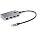 Hub USB-C con Etherenet a 3 porte - 3x porte USB-A, Gigabit Ethernet RJ45, USB 3.0 5Gbps, alimentazione tramite bus, cavo lungo 30 cm - Adattatore hub USB Type-C portatile con GbE - Foto miniatura 1
