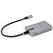 Hub USB-C con Etherenet a 3 porte - 3x porte USB-A, Gigabit Ethernet RJ45, USB 3.0 5Gbps, alimentazione tramite bus, cavo lungo 30 cm - Adattatore hub USB Type-C portatile con GbE - Foto miniatura 2