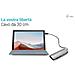 USB-C Metal Nano 2x Display Docking Station + Power Delivery 100 W - Foto miniatura 9