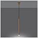 Lampada A Sospensione Pastelo 1 Oro Sl. 1170 - Moderno Lampade A Sospensione D'oro 115x3.5x3.5 Cm - Foto miniatura 3