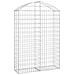 Cesto Gabbione Ad Arco 100x30x140/160 Cm Ferro Zincato - Foto miniatura 1