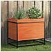 Fioriera Giardino Marrone Cera 60x50x40 Cm Legno Massello Pino - Foto miniatura 1