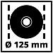 Smerigliatrice 850 Watt Con Borsa Porta Attrezzi E Impugnatura Supplementare Regolabile Tc-ag Einhell - Foto miniatura 2