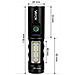 Torcia Ricaricabile 250lm 5w Led + Smd Va0184 - Foto miniatura 2