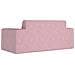 Divano per Bambini 2 Posti Rosa in Morbido Peluche - Foto miniatura 6