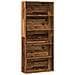 Libreria Legno Antico 80x30x189 Cm In Legno Multistrato - Foto miniatura 1