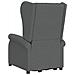 Lusso Casadino -  Poltrona Alzapersona In Tessuto Grigio Scuro - Foto miniatura 5